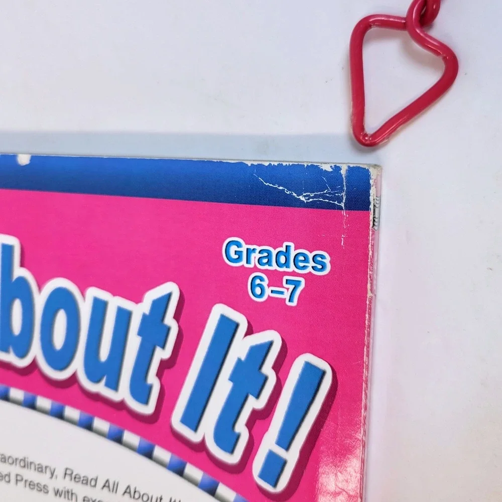 Teacher Created Resources Read All About It! Workbook Grades 6-7 TCR 3970 Book